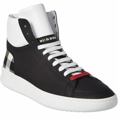 burberry mens high top shoes