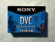 Sony DVC Digital Video Cassette Premium MiniDV Tape SP 60 LP 90 New Sealed