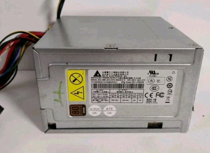 Alimentatore Delta Electronics DPS-300A B-57 A 300 Watt Power Supply ATX PC PSU✅ - Immagine 3 di 3
