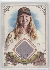 2021 Topps Allen & Ginter's Full Size Relics A Alyssa Nakken #AGA-AN 0eq8