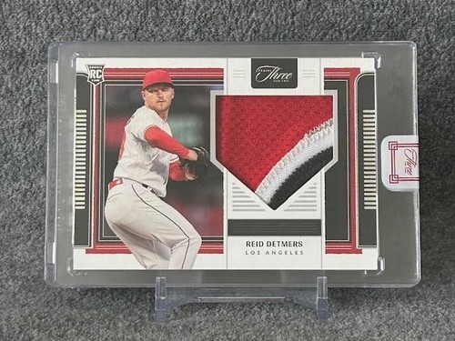 2022 Panini Three And Two REID DETMERS RC Rookie 3-Color Player Used Patch 55/60