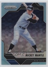 2017 Panini Chronicles Prizm Light Blue Prizm 160/299 Mickey Mantle #7 HOF 4f5