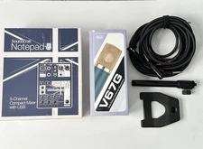 MXL V67G PRO RECORDING STUDIO MICROPHONE  + SOUNDCRAFT NOTEPAD-5 MIXER + CABLES