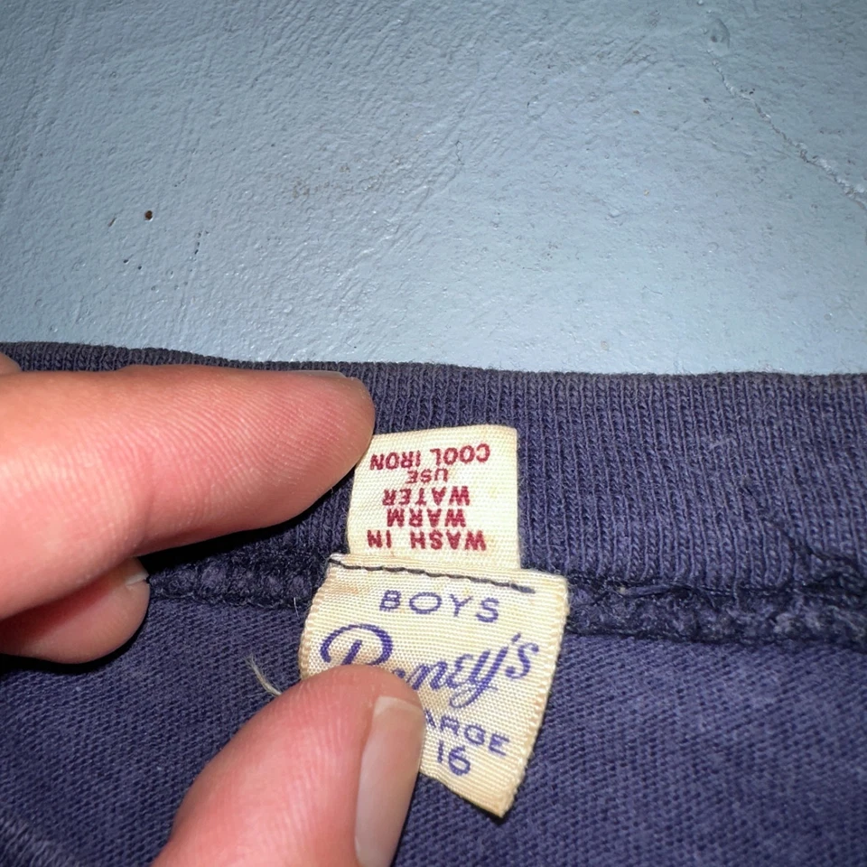 VTG Penneys Novelty Boys T Shirt Size 16 1950s Black Panther Rockabilly Sukajan - Image 4 of 4