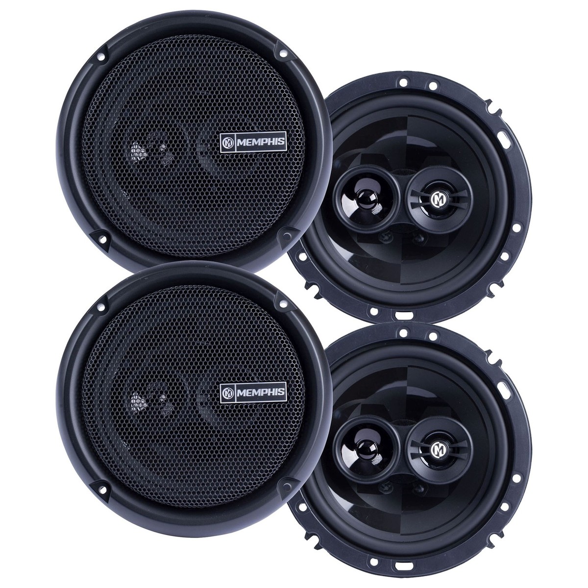 Memphis Audio Speaker Bundle: 2 Pairs of PRX603 6.5