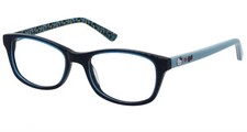 Hello Kitty HK352-3 Girl s Eyeglasses - Navy Glitter Size 47-16-130