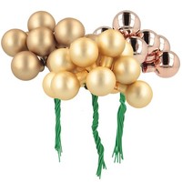 Elegante Mini-Dekokugeln Aus Glas FüR Festliche Weihnachtsdekoration, 140 StüCk