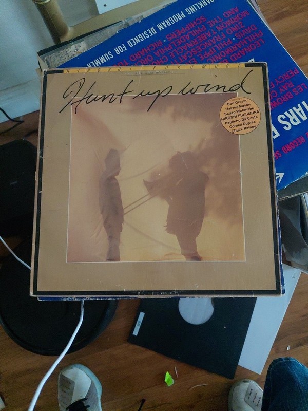 Hiroshi Fukumura "Hunt Up Wind" LP 1980 Feat. Sadao Watanabe Inner City play VG+