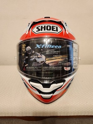 SHOEI X-Fifteen Full Face Helmet Red/White/Blue High Ventilation Used
