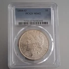 1884-O Morgan Dollar PCGS MS62 New Orleans Silver $1 Coin Uncirculated KM#110
