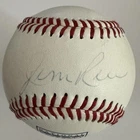 Jim Rice signed baseball JSA