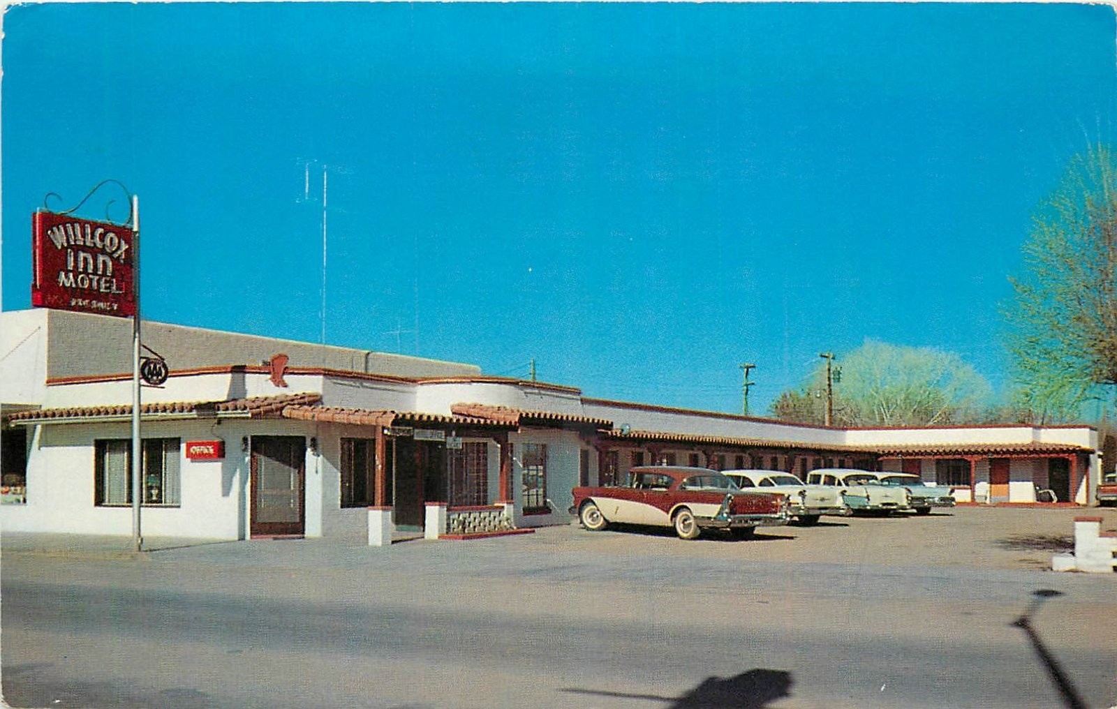 1950s Wilcox Arizona Inn Motel occupation autos Phoenix Specialty 25-6777