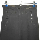 Vintage 40's WWII US Navy Pants Men’s Size 28 Wool Bell Bottoms Sailor Military