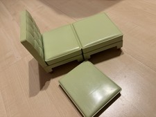 Vintage Barbie Totally Grüner Stuhl und Ottomane Sofa-Bett 2005 Puppenzubehör