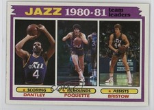 1981 Topps Team Leaders Adrian Dantley Ben Poquette Allan Bristow #65 HOF 17qs