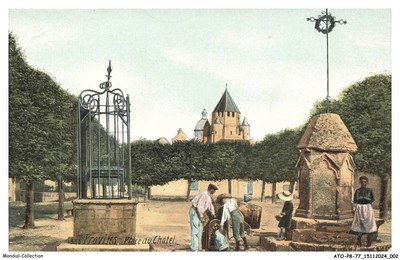 ATOP8-0553-77 - PROVINS - Place du chatel