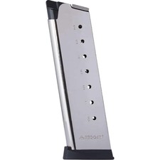 Mec-gar 8-round Magazine For 1911 Full Size .45 Acp Mgcg4508npf Nickel Coating