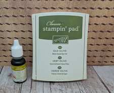 Rare Stampin Up Classic Stampin Pad and Reinker -Choose your color  s1 