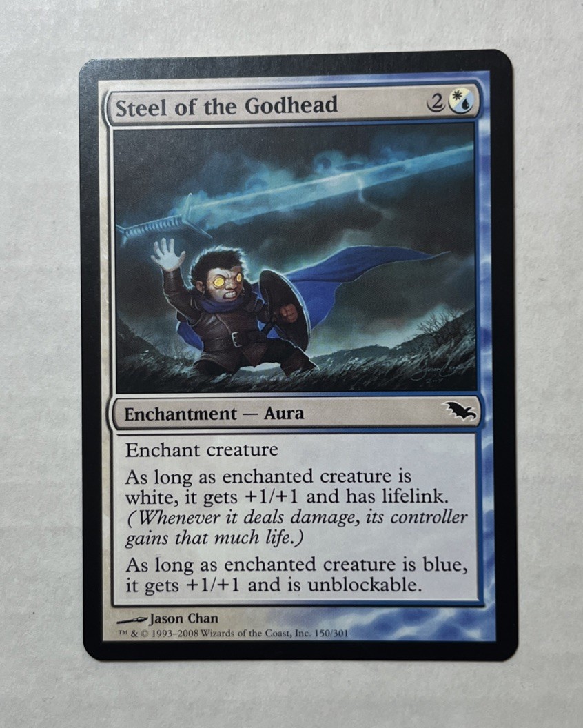 Steel of The Godhead X1 - NM/M - Shadowmoor MTG Magic The Gathering Card English