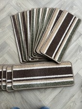 14 Stair Treads Stain Free Stripe Pads! 14 Large Pads (A80)