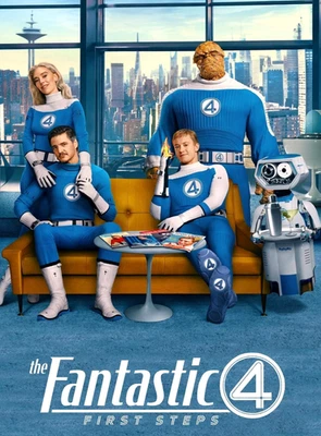 The Fantastic Four: First Steps 2025 Movie Free Shipping (The Fantastic 4)