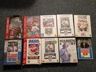 VTG Sega Genesis Football Game Lot (9) NFL Club Madden NCAA Bill Walsh College