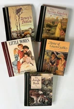 Lot ot 5 Nice Children's Classics Thick Hardcover Jungle Book, Little Women