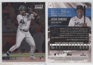 2021 Topps Stadium Club Chrome Jesus Sanchez #77 Rookie RC