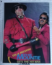 WWF The Mountie & Jimmy Hart Dual Signed 11x14 Photo