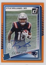 2025 Panini Donruss Rated Rookie Orange Auto Kyle Williams #327 Auto 05ol