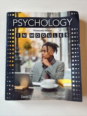Psychology in Modules - Paperback, by Myers David; DeWall C. Nathan - Good