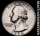 1964 Washington Quarter- Silver- Choice Gem Brilliant Uncirculated #i8823