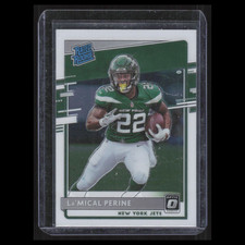 LaMical Perine Rookie #190 2020 Donruss Optic Rated Rookies New York Jets Card. rookie card picture