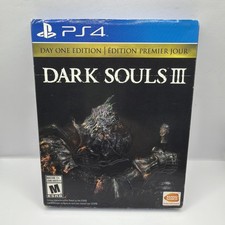 Dark Souls III: Day One Edition Sony PlayStation 4, 2016  Slipcase/soundtrack