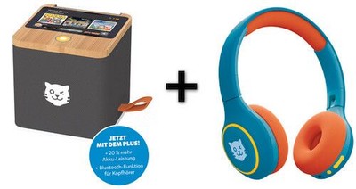 Bundle: tigerbox Touch PLUS (schwarz) im Set mit tigerbuddies - Funky Green -...