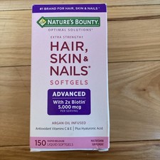 Natures Bounty Optimal Solutions Hair Skin & ...