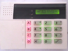Scantronic 9930 Remote Alarm Control LCD Keypad WITH Proximity Pins Ref: KP4