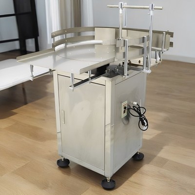 Auto Round Bottle Accumulation Table for Assembly Line Turning Table Dia 23.6in