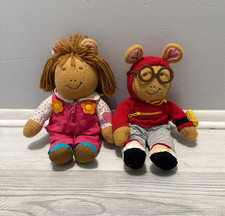 Vintage 1996 Playskool Hasbro Arthur Francine Set Doll PBS Plush 14" 90s TV Show