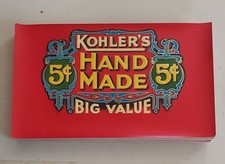 5 KOHLER'S Hand Made Cigar Box Labels 10" x 6"