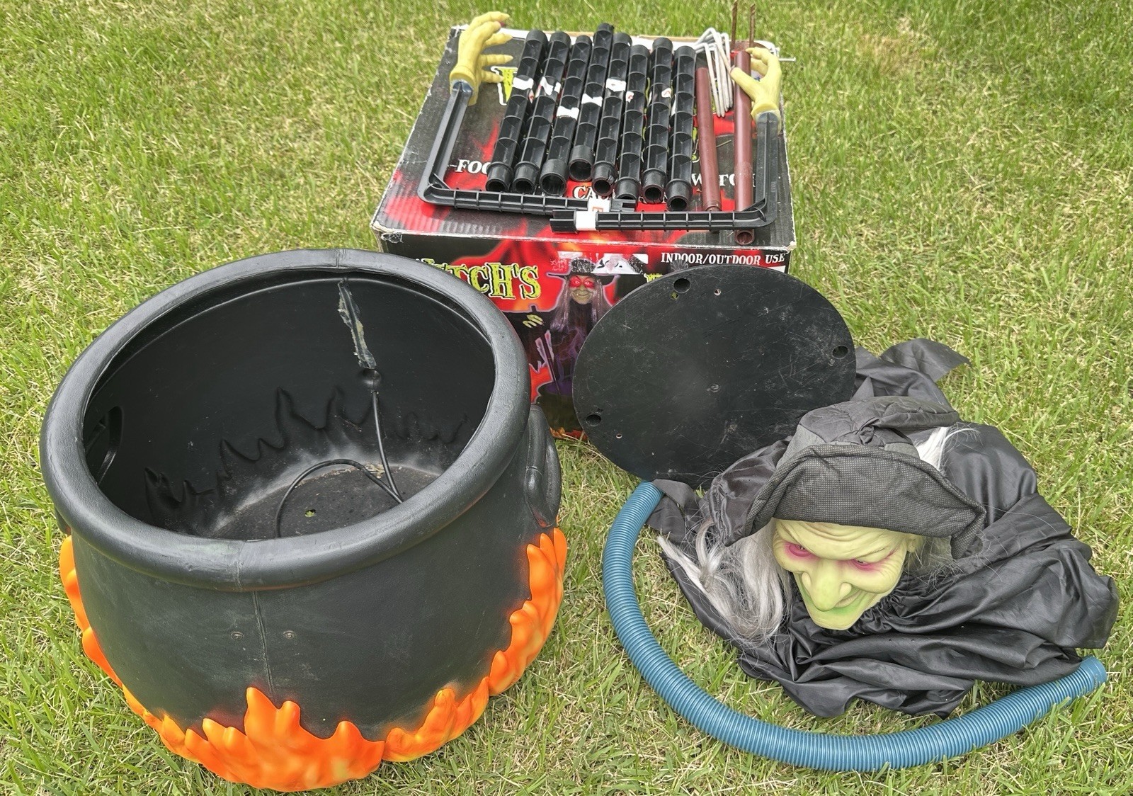 Tekky Toys Witch's Brew Animated Halloween Prop W/Sound Working See Video!!