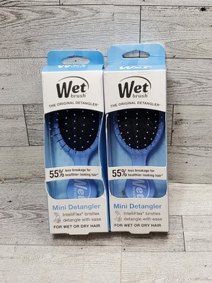 Wet Brush Squirt Limited Edition Mini Detangling Brush, 2pk, Blue