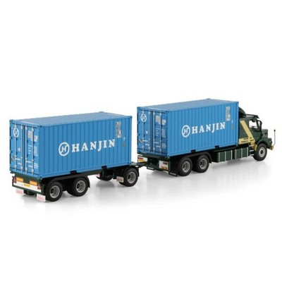 1:50 WSI SCANIA 6X2 + 2X 20FT Container Alloy Model KOOLWIJK 01