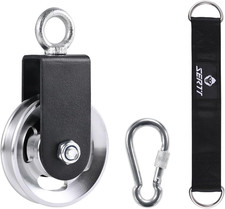 Cable Pulley Wheel for Home Gym Pulley System, Upgraded 90mm Aluminium Alloy Gym