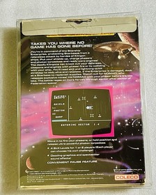 Star Trek SOS Colecovision Complete In Box with Manual &1 INSERT Tested /Cleaned