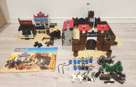 LEGO 6765 Gold City Junction 6769 Fort Legoredo Western Cowboys Set without Box