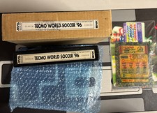 TECMO WORLD SOCCER 96 FULL KIT MATCHING NEOGEO NEO GEO SNK MVS 100% ORIGINAL