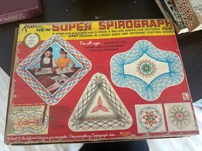 Vintage 1969 Kenner s Super Spirograph Plus #2400 - 55 YEARS OLD