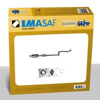 Imasaf Auspuff Mitteltopf für Primera (P10) SchräG/Stuf. 1.6 66/75KW O.Kat