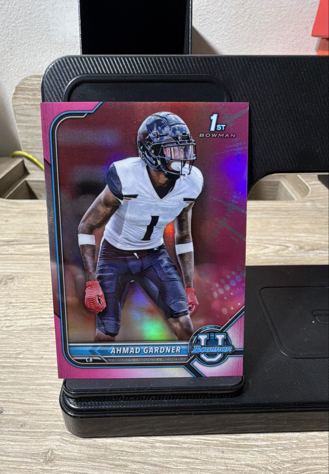 2021-22 Bowman University - Ahmad Gardner #38 Chrome Prospects Pink Refractor...